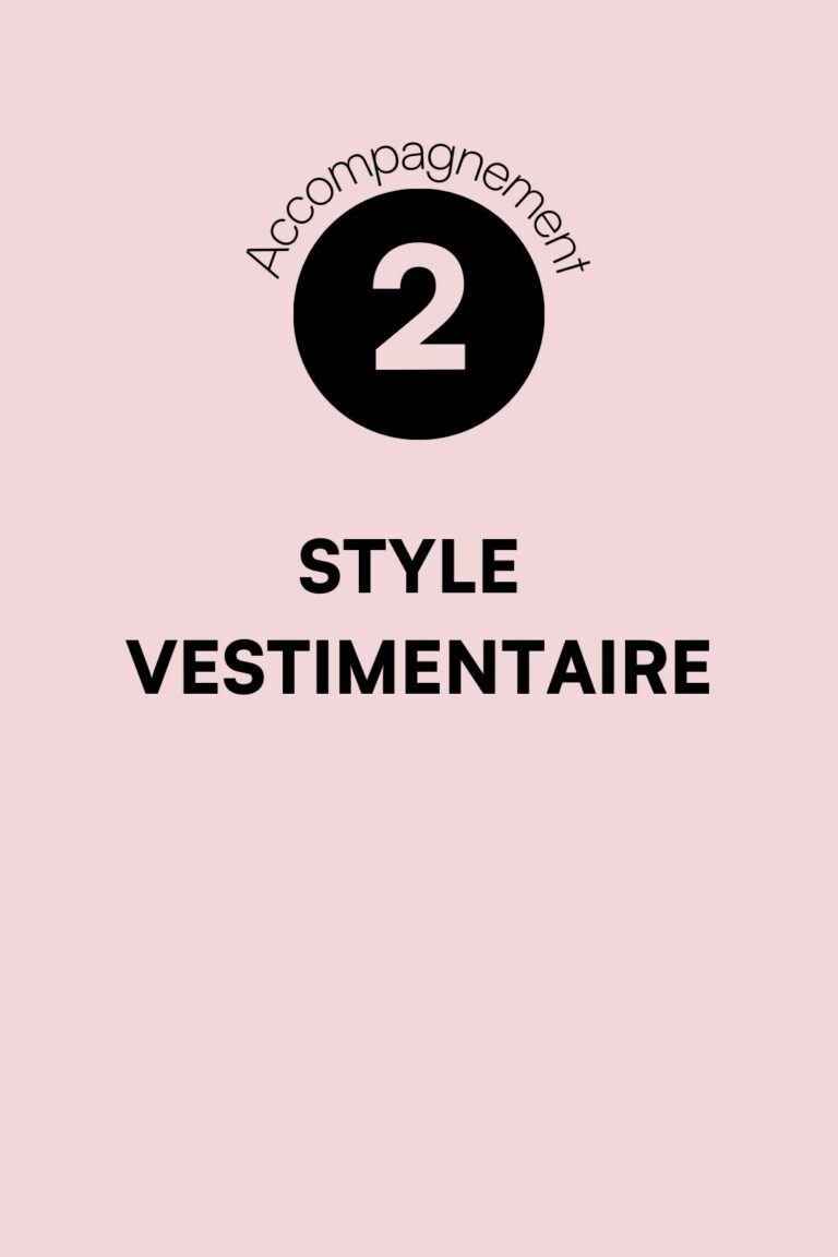 Accompagnement 2 : Style vestimentaire - ATODE Conseil en image