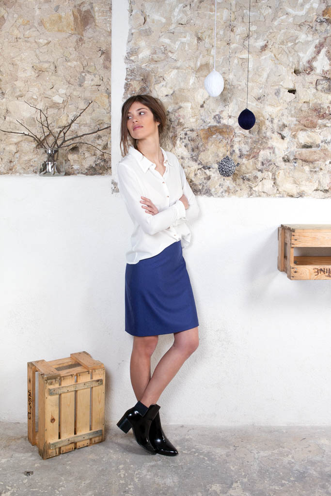 Chemisier femme chic en soie