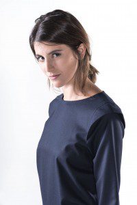 Top laine noir Justine ATODE