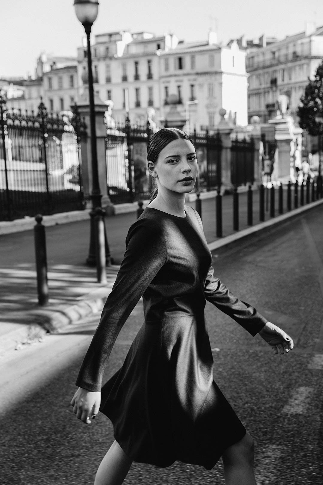 robe en laine bordeaux