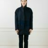 Manteau en laine bleue oversize Mia ATODE