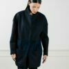 Manteau en laine bleue oversize Mia ATODE
