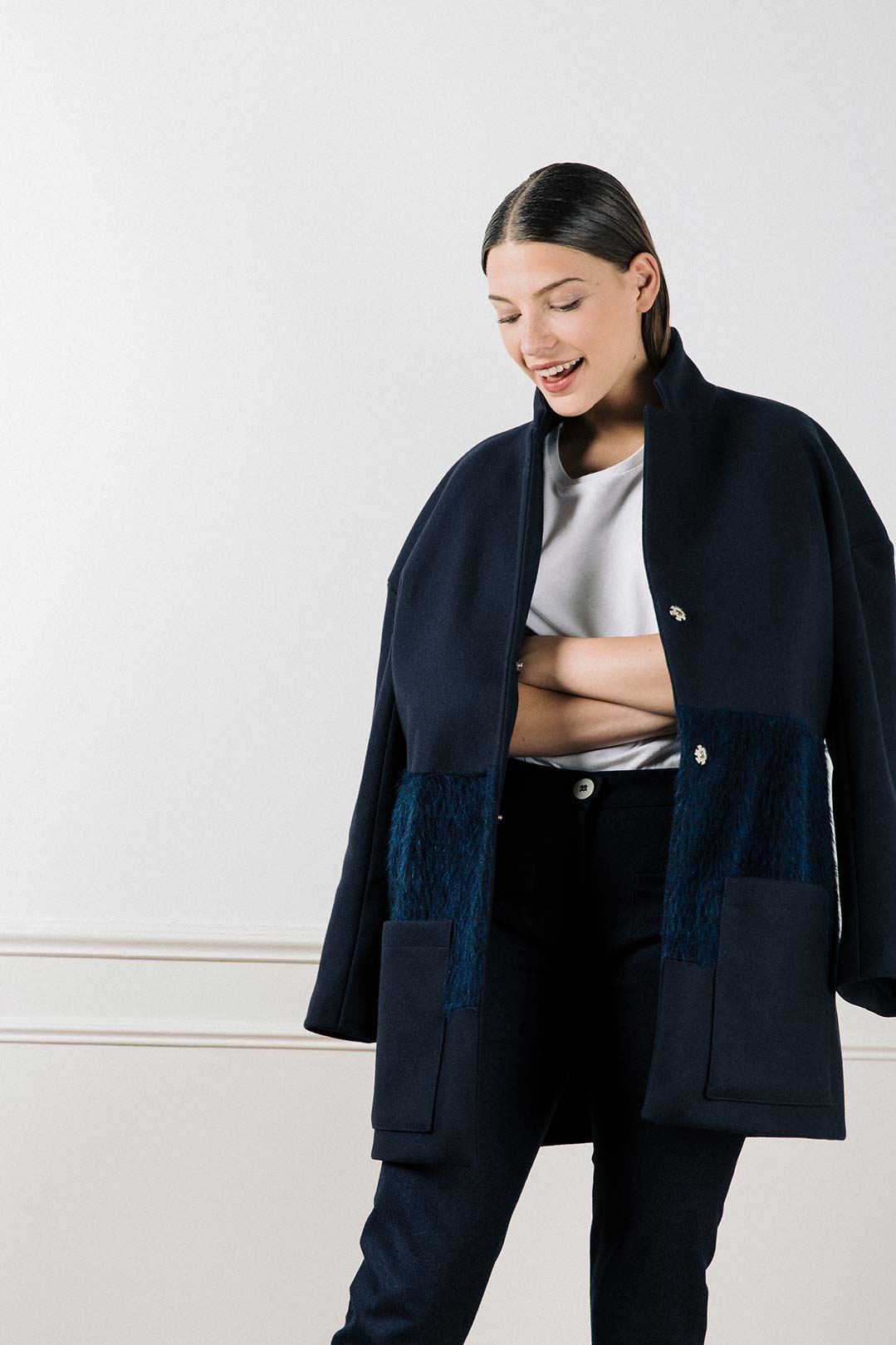 manteau oversize court