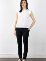 Blouse plumetis blanche Hélène ATODE