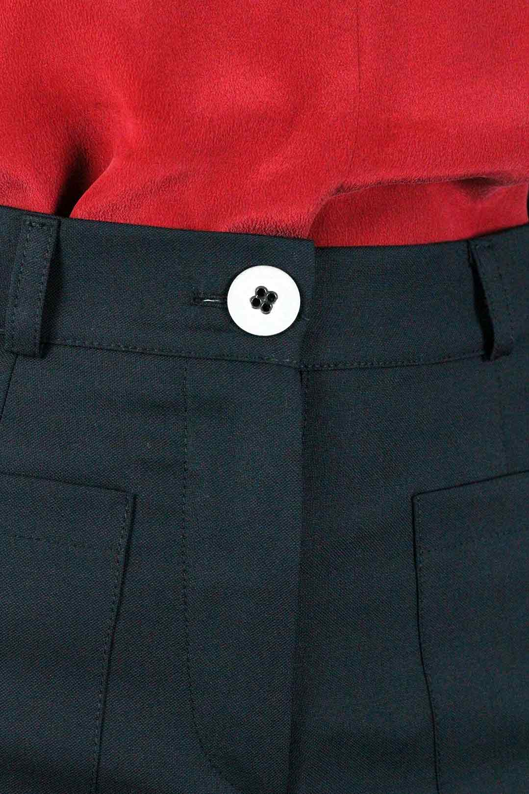 Pantalon large femme taille haute
