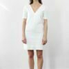 Robe droite blanche