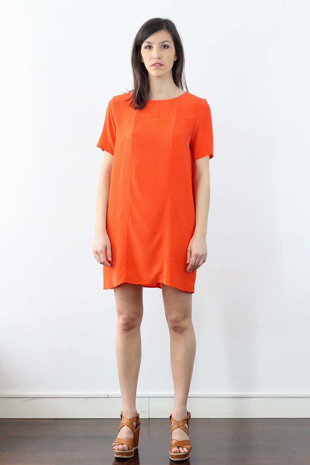 orange womens robe