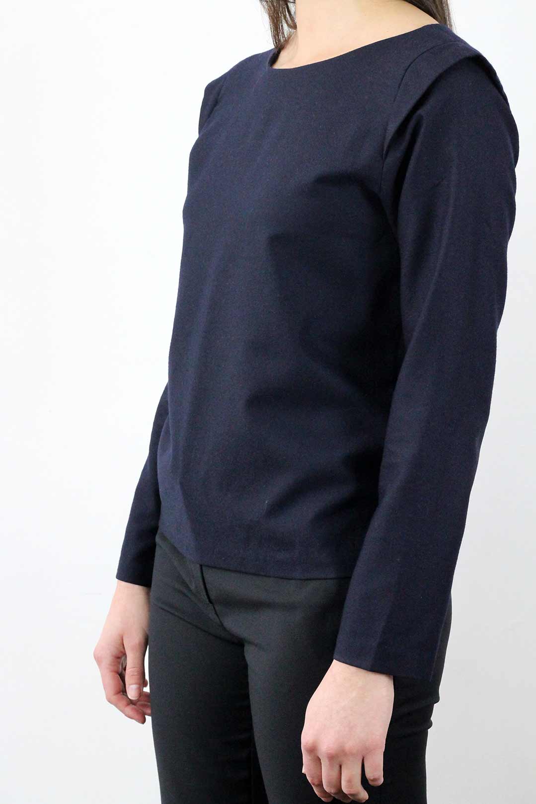 Top bleu marine chic