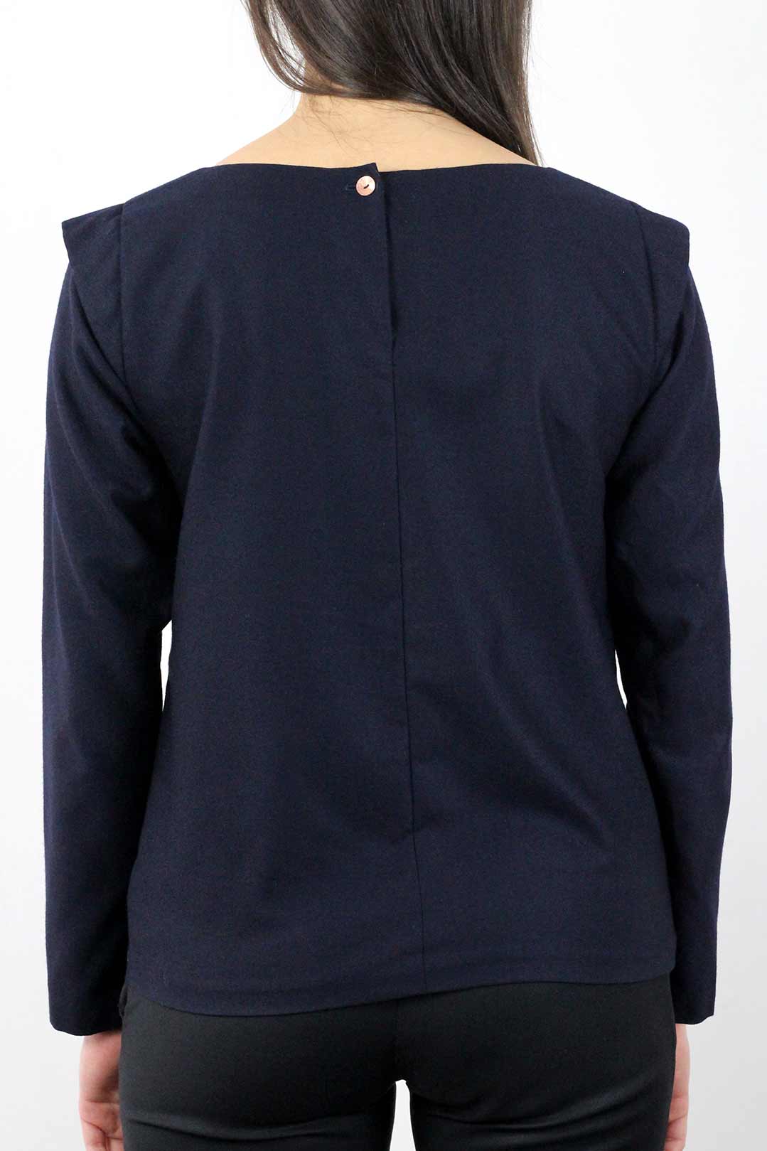 Top bleu marine chic