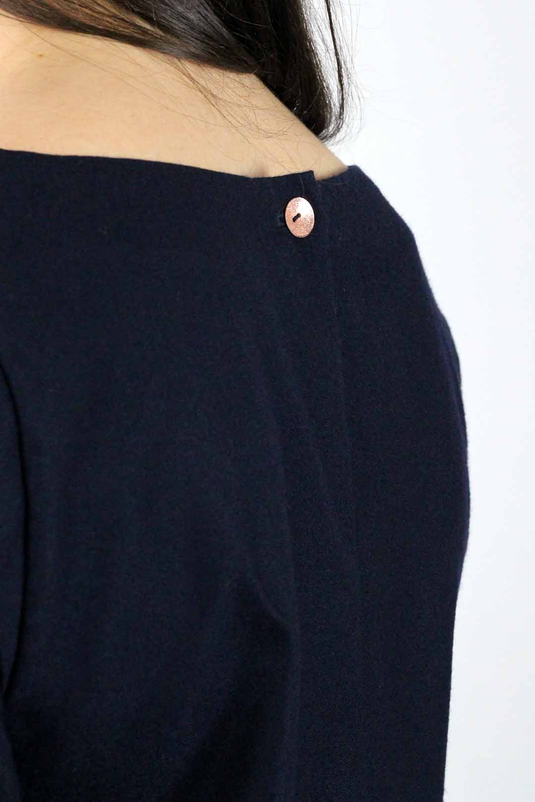 Top bleu marine chic