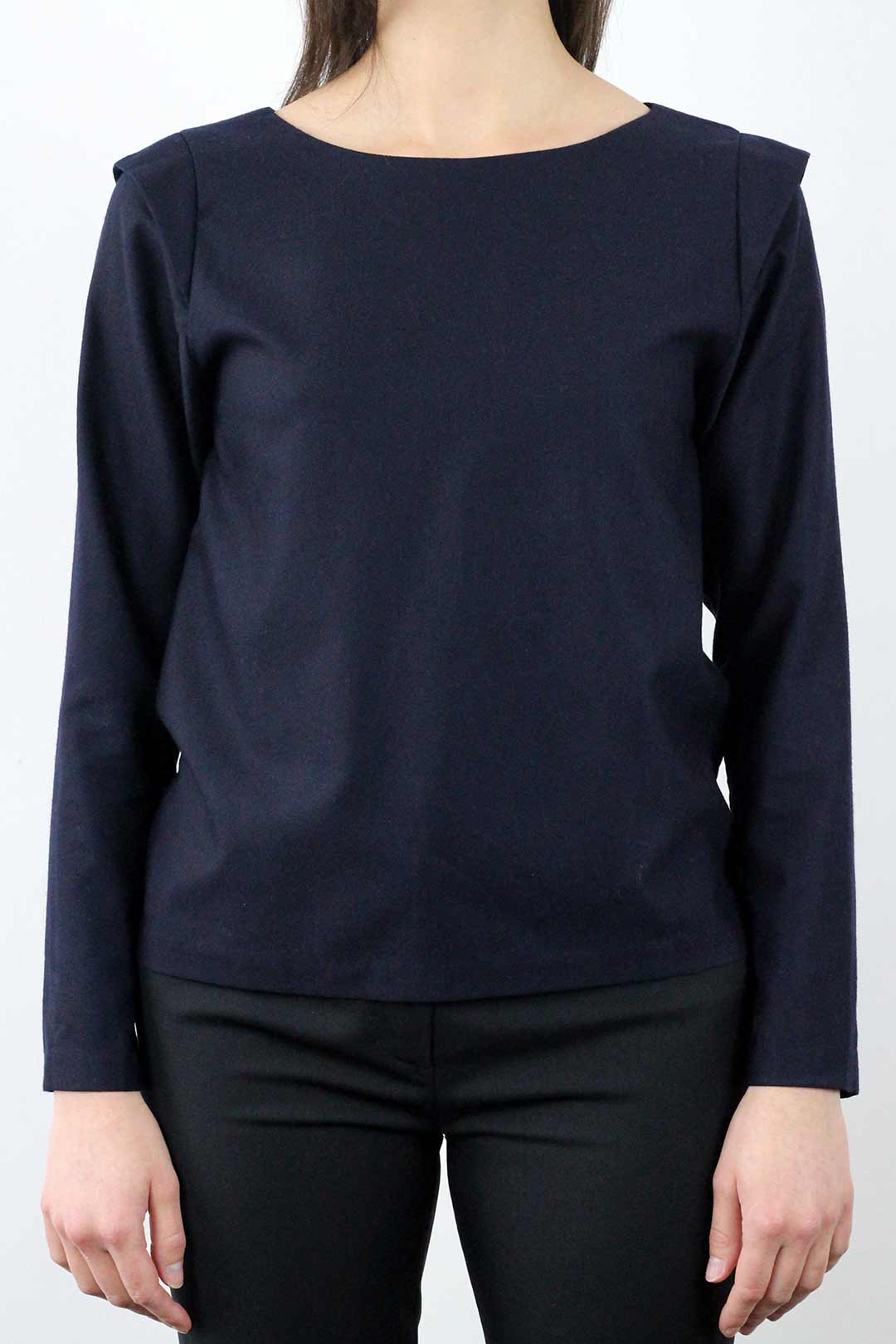 Top bleu marine chic