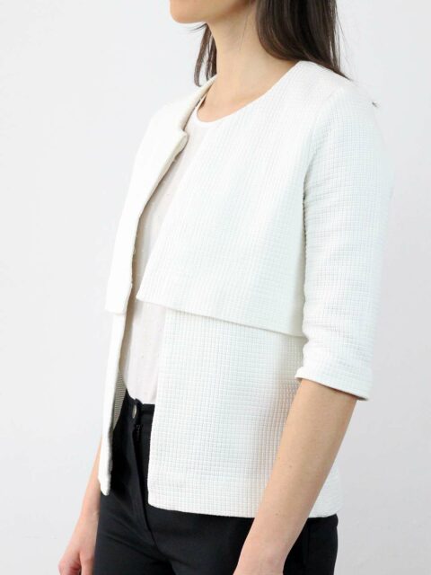 Veste Coton blanche femme Faustine ATODE