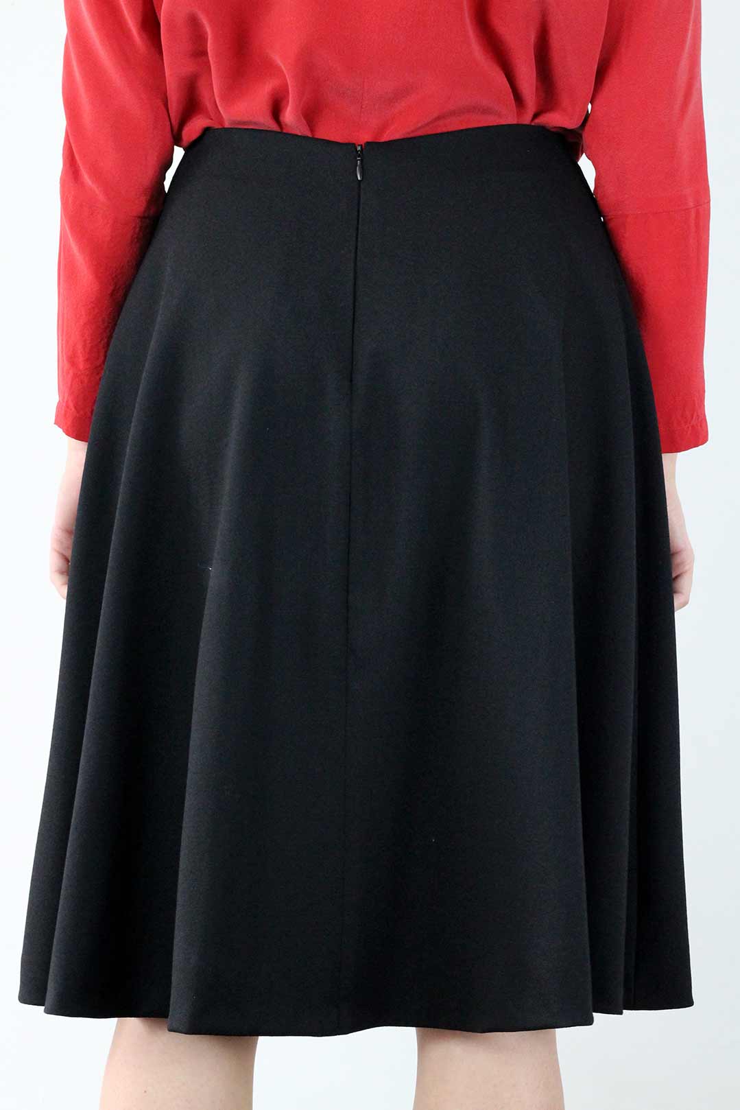 jupe midi noire 2 jupe midi noire