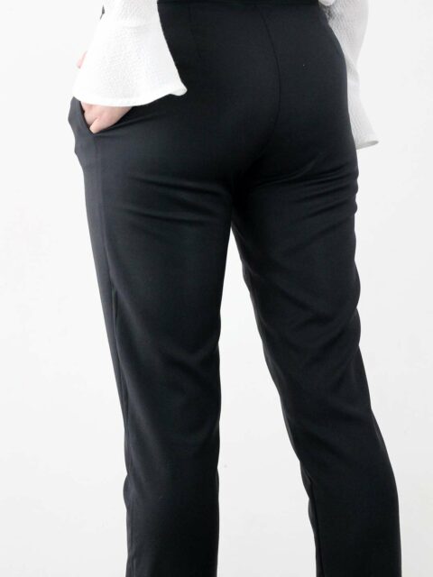 pantalon cigarette noir Victoire ATODE