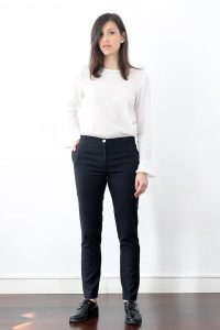 pantalon cigarette noir Victoire ATODE