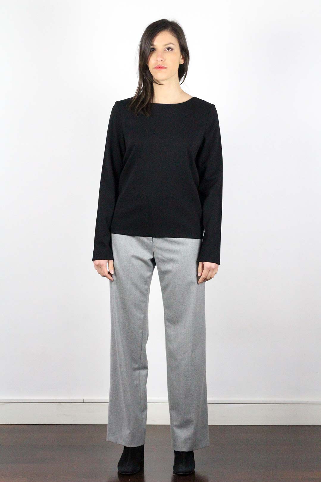 top noir manche longue femme 6 top noir manche longue femme