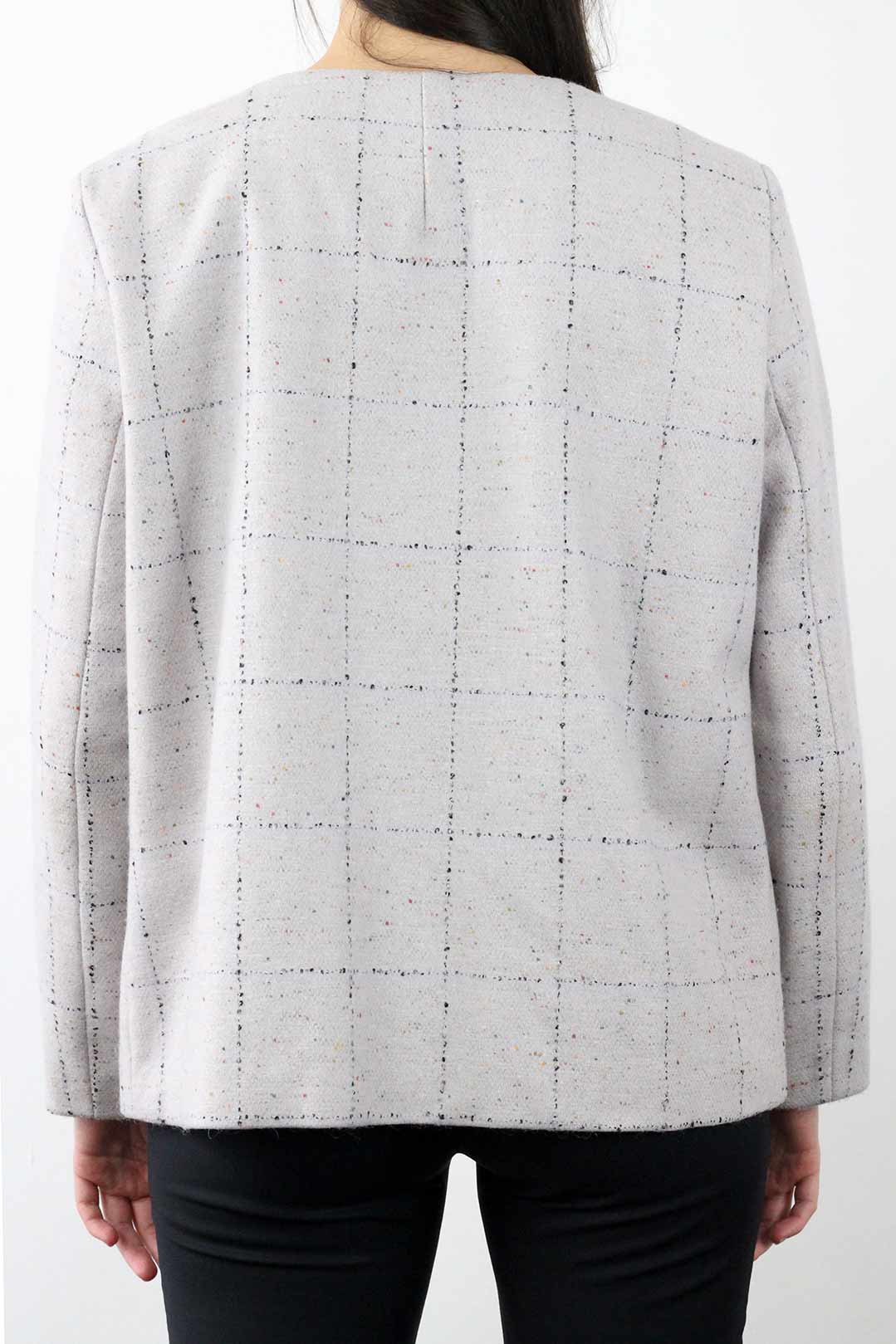 veste grise laine femme