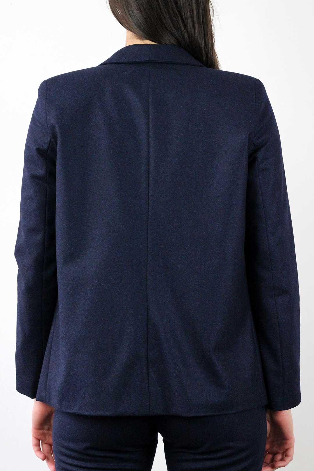 veste tailleur bleu marine femme