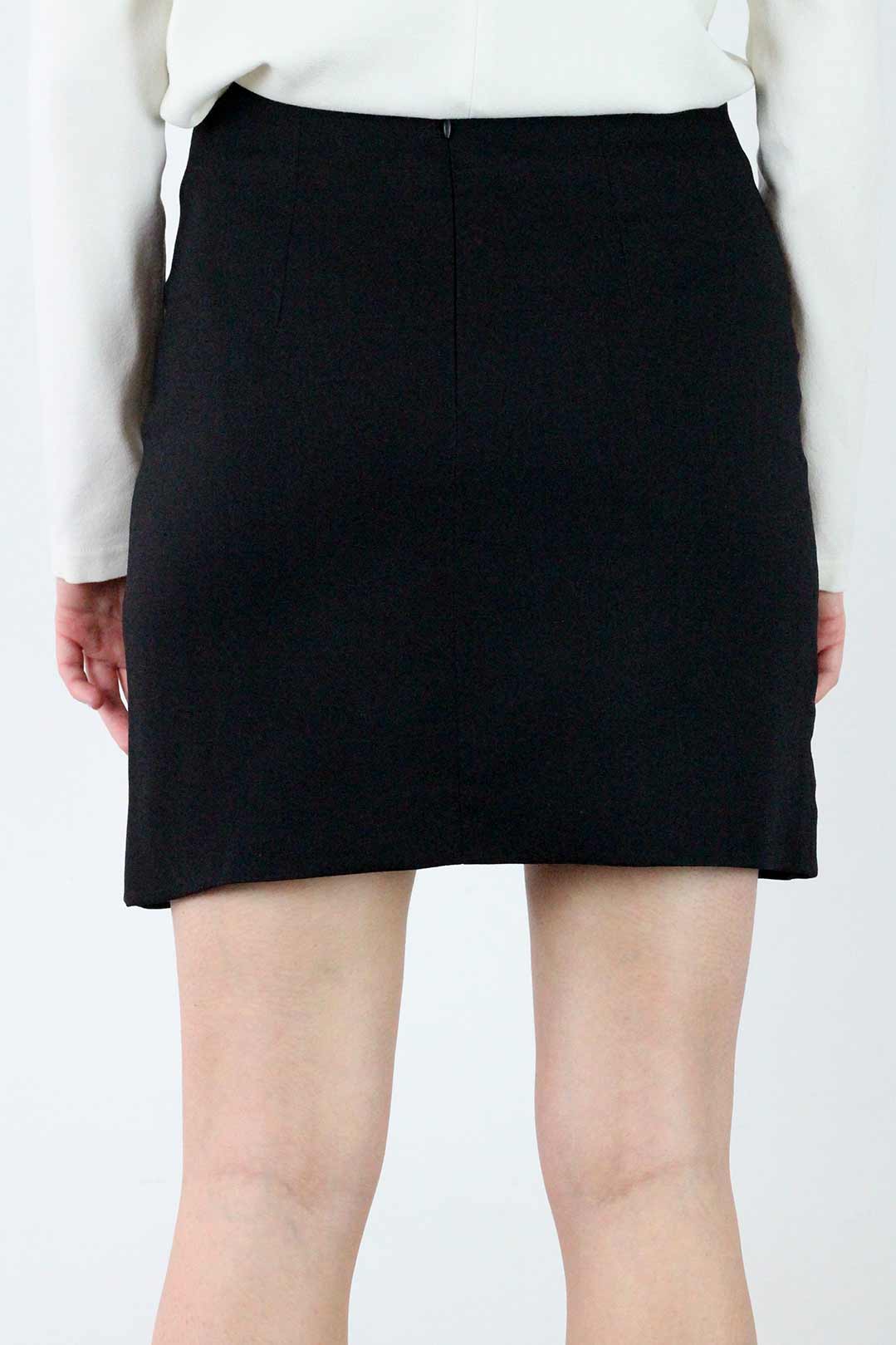 jupe crepe noire