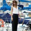 top en soie blanc Emma ATODE