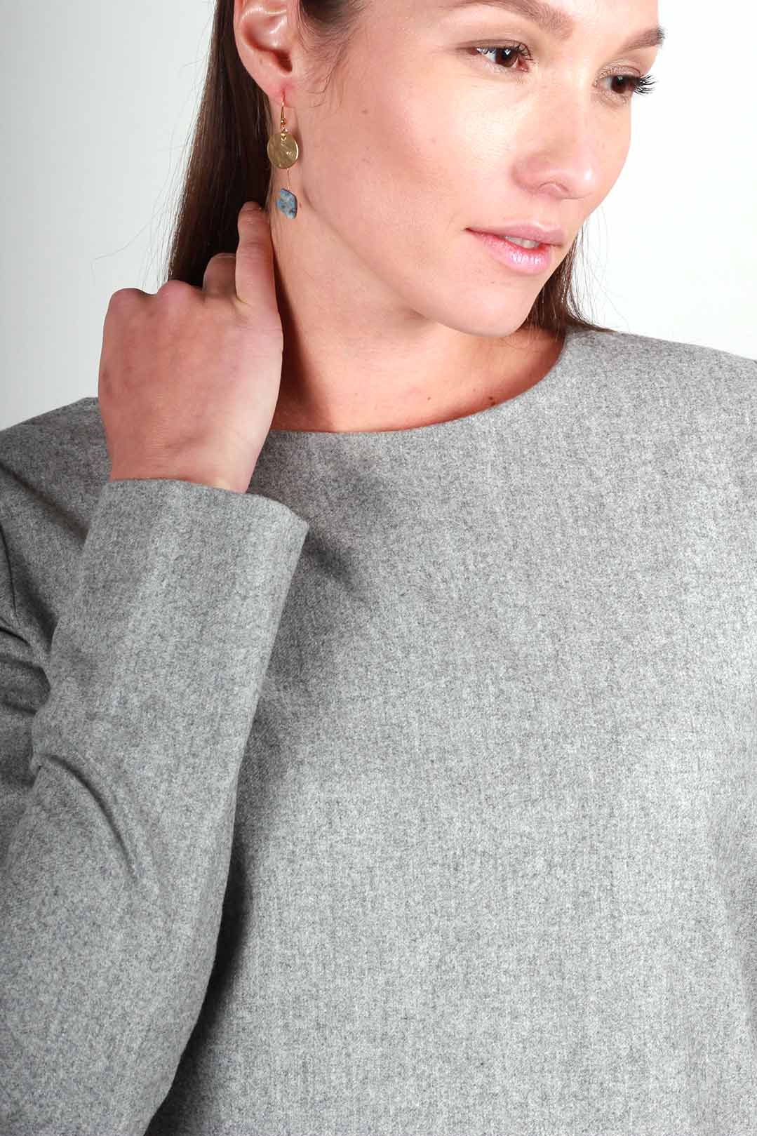 Pull en online laine gris