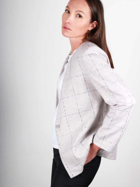 Veste Grise laine Femme Jeanne ATODE