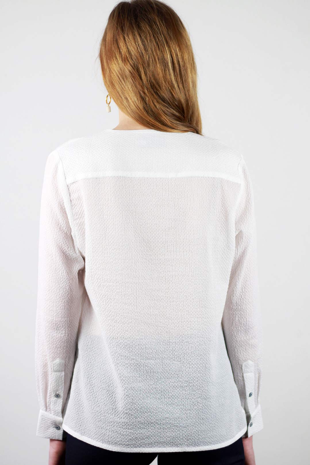 chemisier blanc femme chic