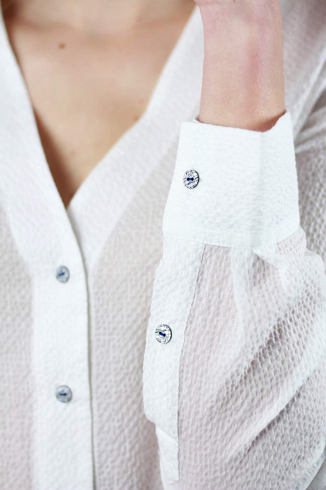 chemisier blanc femme chic