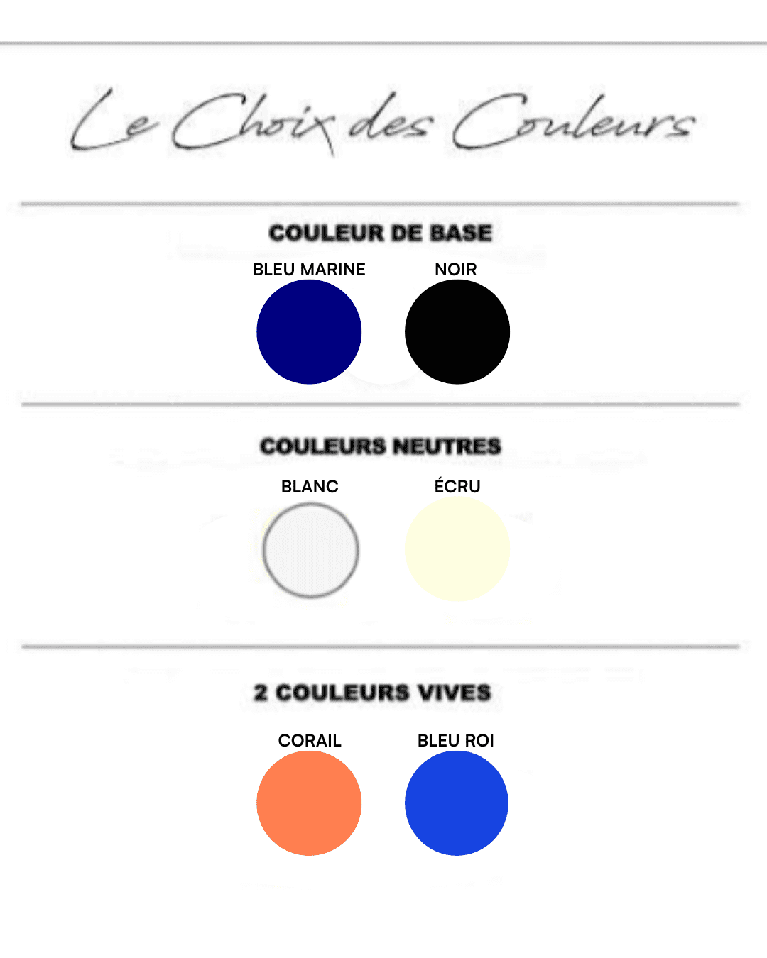 couleur garde-robe minimaliste