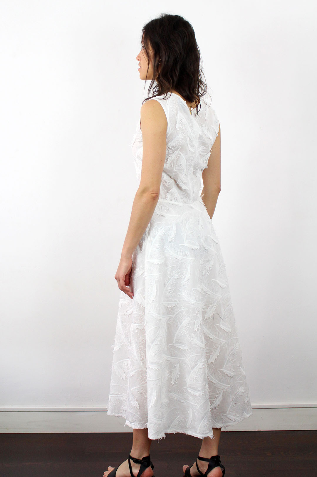 Robe patineuse blanche dentelle 2025