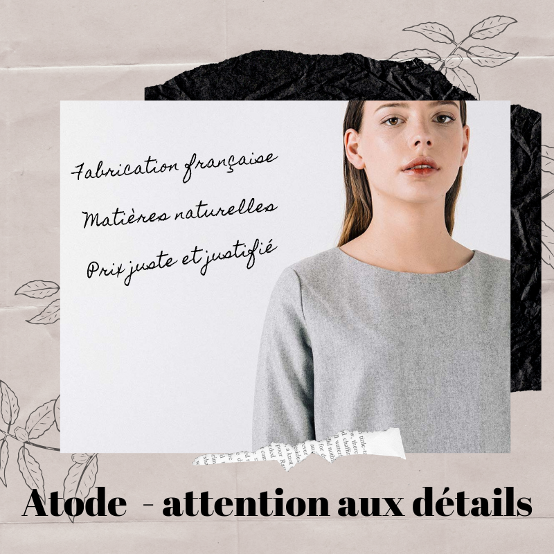 Vêtement femme chic, éco-responsable Made in France - ATODE