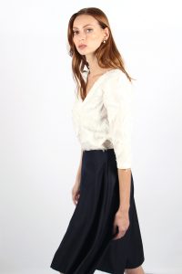 top elodie blanc en coton ATODE