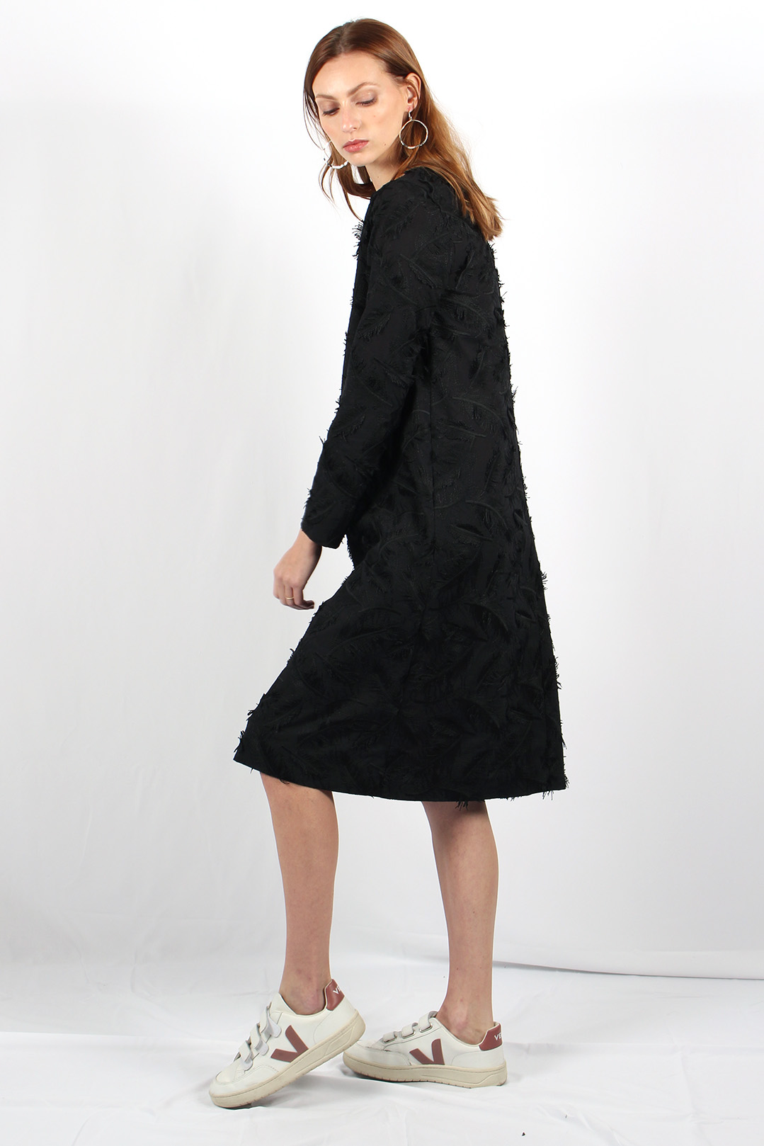 robe droite noire en coton11