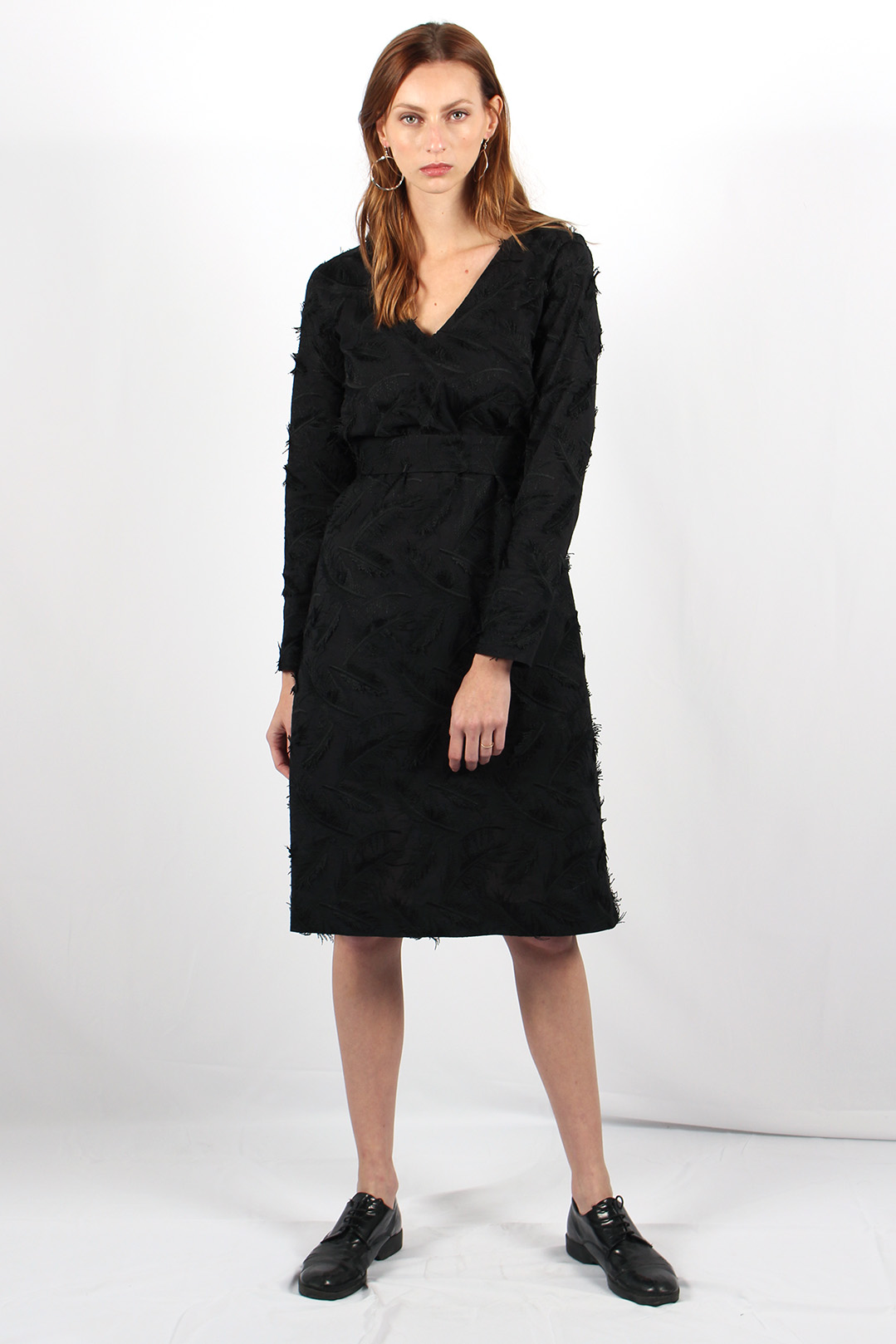 robe droite noire en coton3