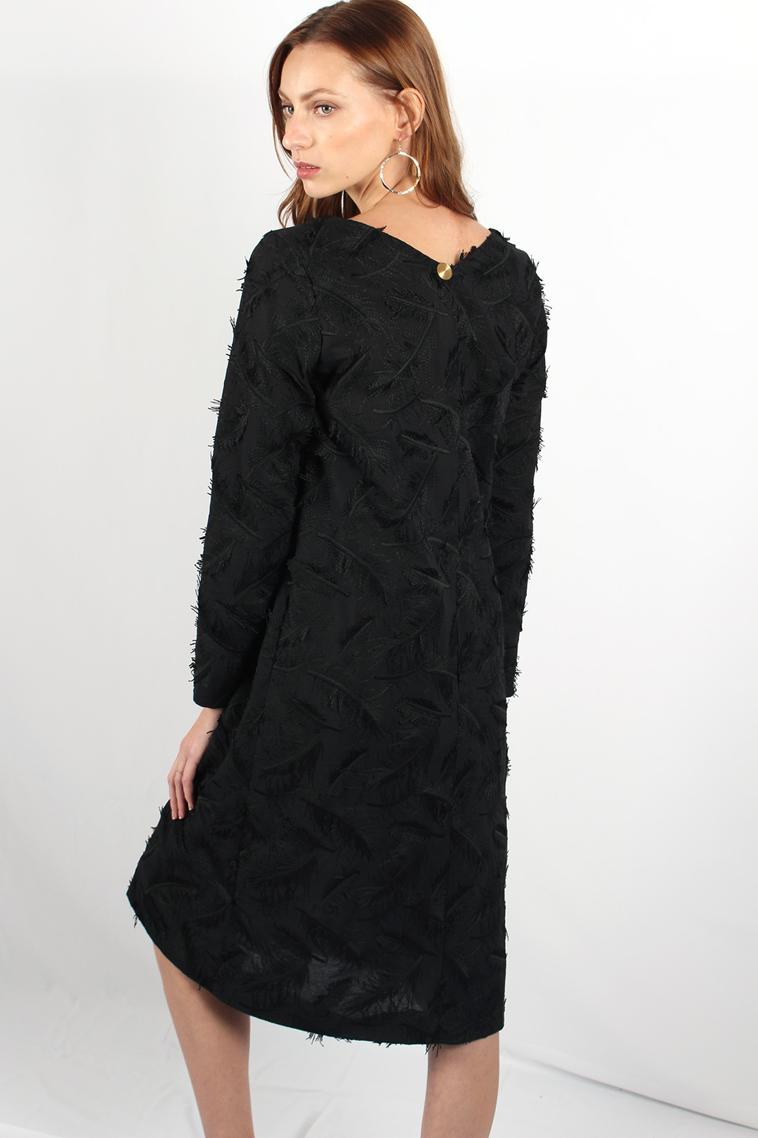 robe droite noire en coton7 ~ Atode - Vetement femme chic ...