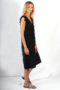 robe noire femme chic et moderne Aude ATODE