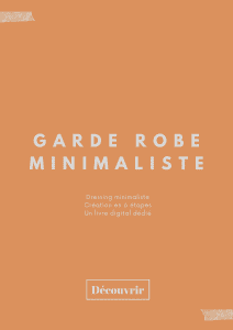 garde robe minimaliste ATODE