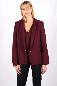 Blazer bordeaux femme en laine Marie-Anne ATODE