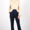 Pull beige col cheminé en coton recyclé Anne-Laure ATODE