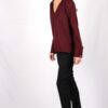 Pull bordeaux femme en laine Chloé ATODE
