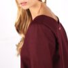 Pull bordeaux femme en laine Chloé ATODE