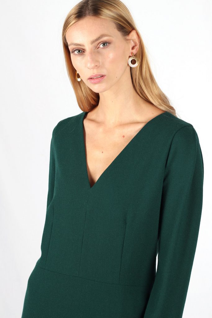 robe vert sapin femme
