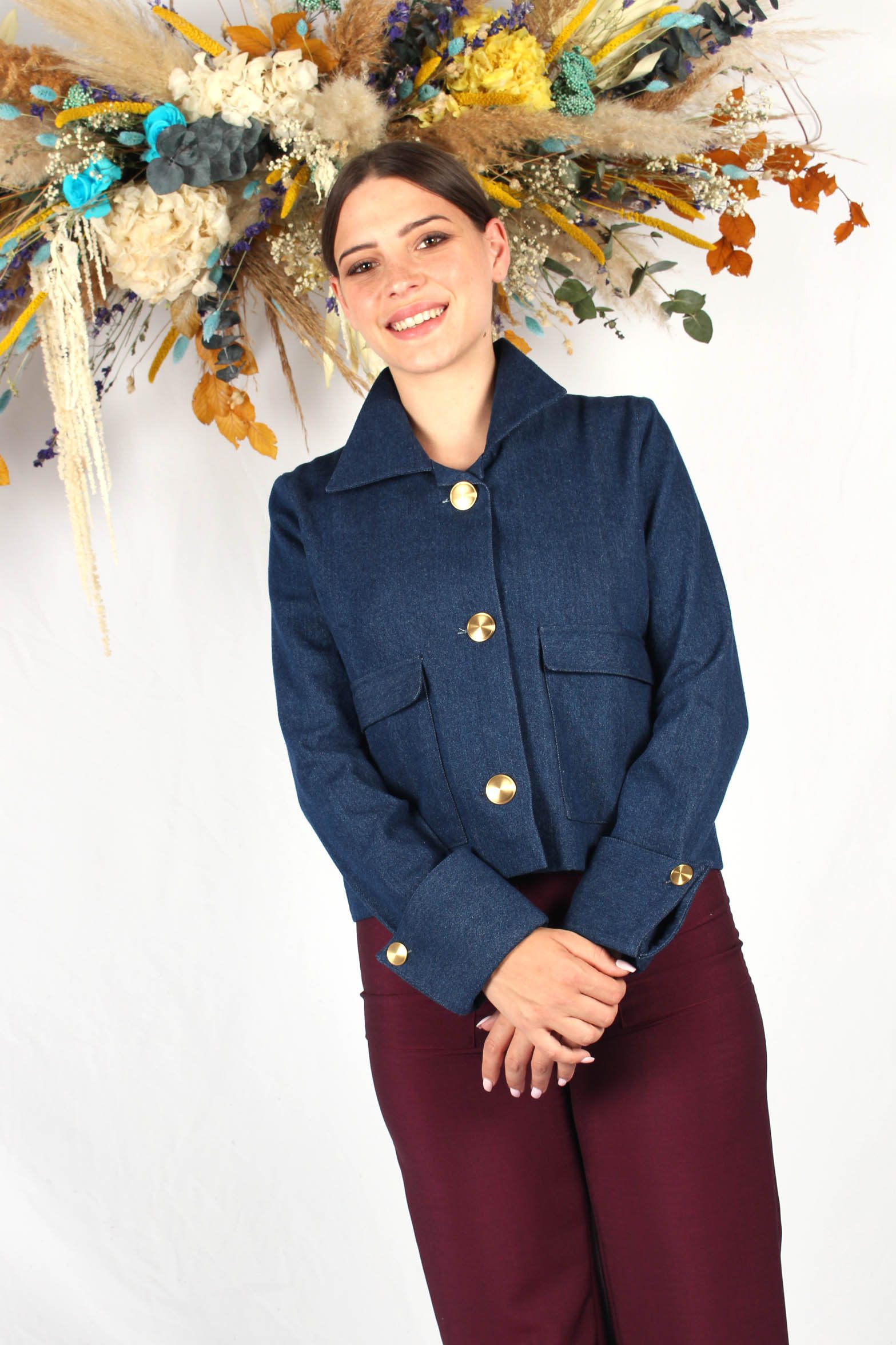 veste courte bleu jean3