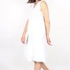 Jupe patineuse en coton blanc Elsa ATODE