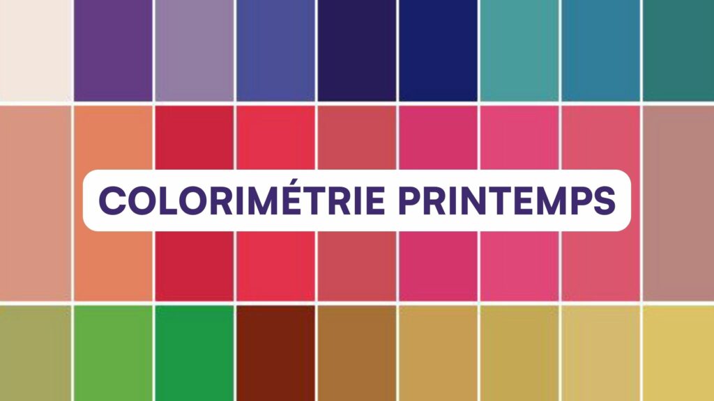 Colorimétrie femme printemps