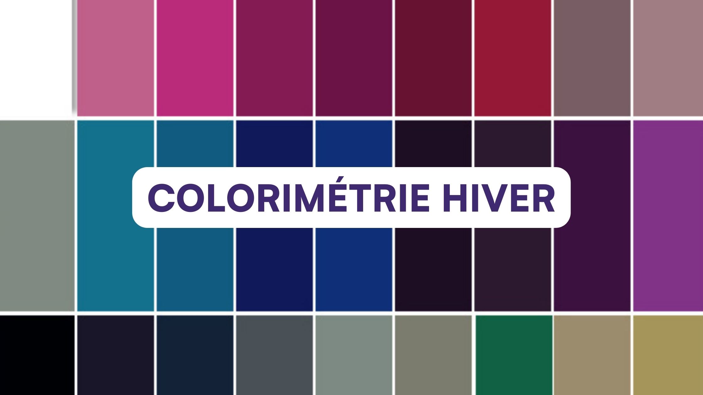 Colorimétrie 12 saisons : es-tu une femme Hiver Profond ? – THE COLOR  FASHIONISTA