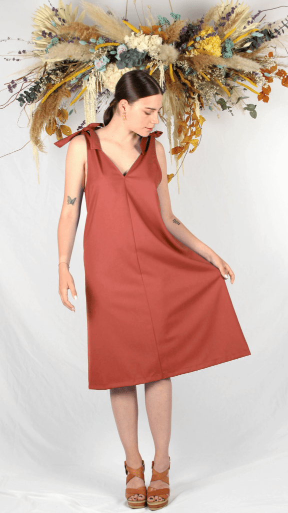 robe mi longue CORAIL Ingrid ATODE
