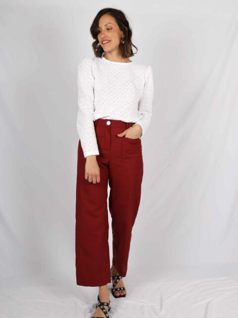 Pantalon corail