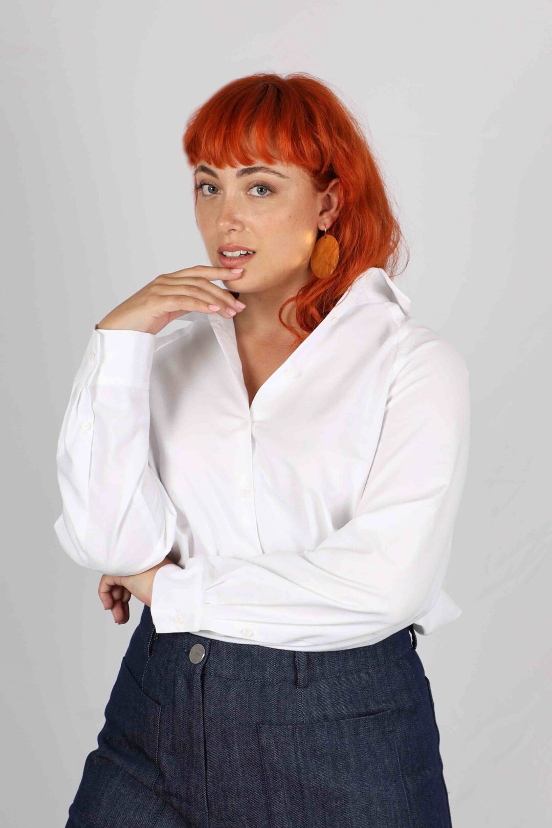 chemise blanche femme chic Garance ATODE