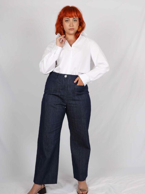 jean large femme taille haute Marie ATODE